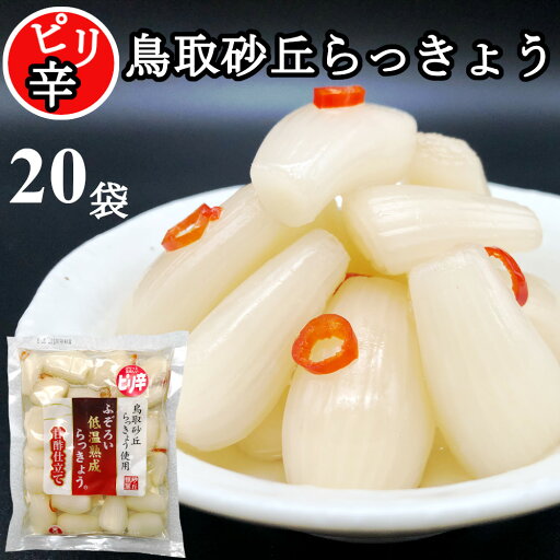 ピリ辛らっきょう 鳥取 190gx20袋 ふぞろい 無添加 低温熟成 国産 ラッキョウ漬け 甘酢漬け らっきょう 送料無料 ピリ辛らっきょう 鳥取 190gx20袋 ふぞろい 無添加 低温熟成 国産 ラッキョウ漬け 甘酢漬け らっきょう 送料無料