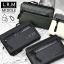 【先着20% クーポン有り】ウォレット 財布 二つ折り財布 ミドル L.R.M ターポリン 合皮 カラビナ付き 止水ファスナー シンプル プチプラ 学生 メンズ レディース ユニセックス 送料無料 34zq01