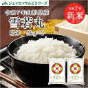 新米 10kg 送料無料 令和7年産 山形県産 雪若丸10kg(5kg×2) 単一原料米 沖縄・一部離島への配送不可 お米 コメ ryy1007