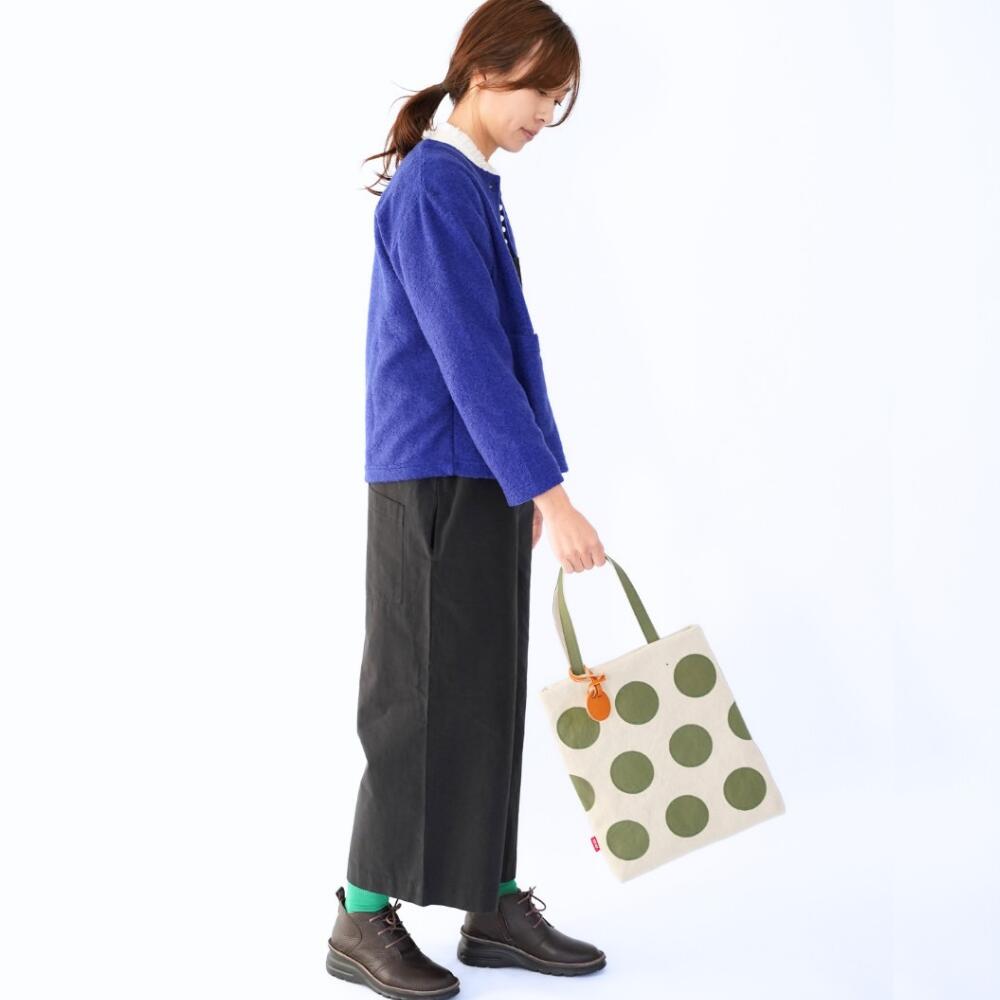 【KONBU®ドットトート・US0021】tener. テネル 水玉 ドット 帆布 ナイロン KONBUナ...