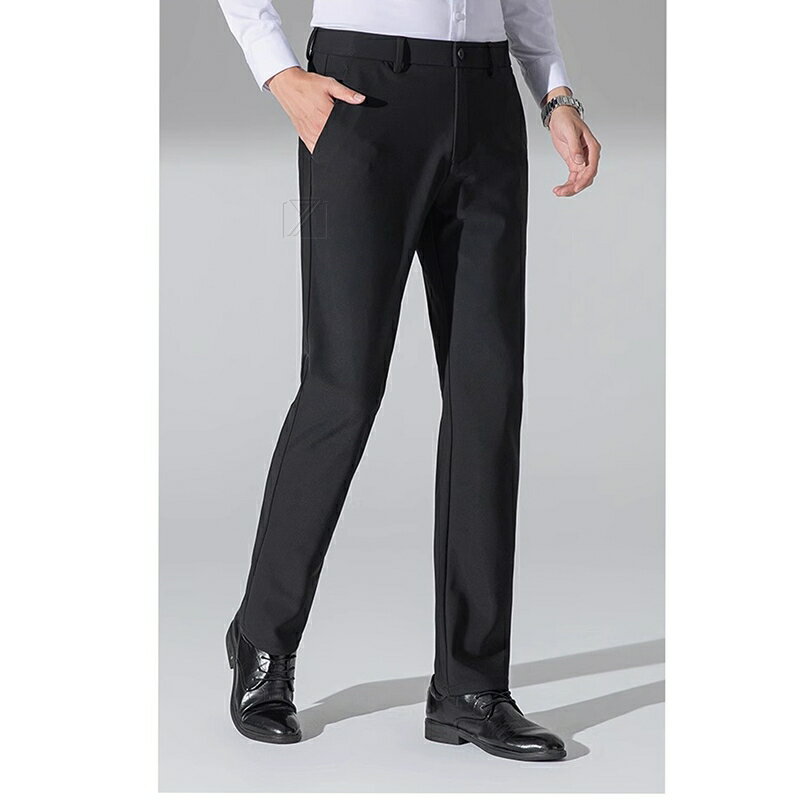 Rakuten - [Kaiyas] スラックス メンズ ズボン 夏服 夏薄 ビジネス 大きいサイズ スーツパンツ ストレッチ 29-40サイズ ロング 仕事着 パンツ ノータック ウォッシャブル 洗える 薄手 伸びる 脚長 美脚 通勤 紳士 春服 夏