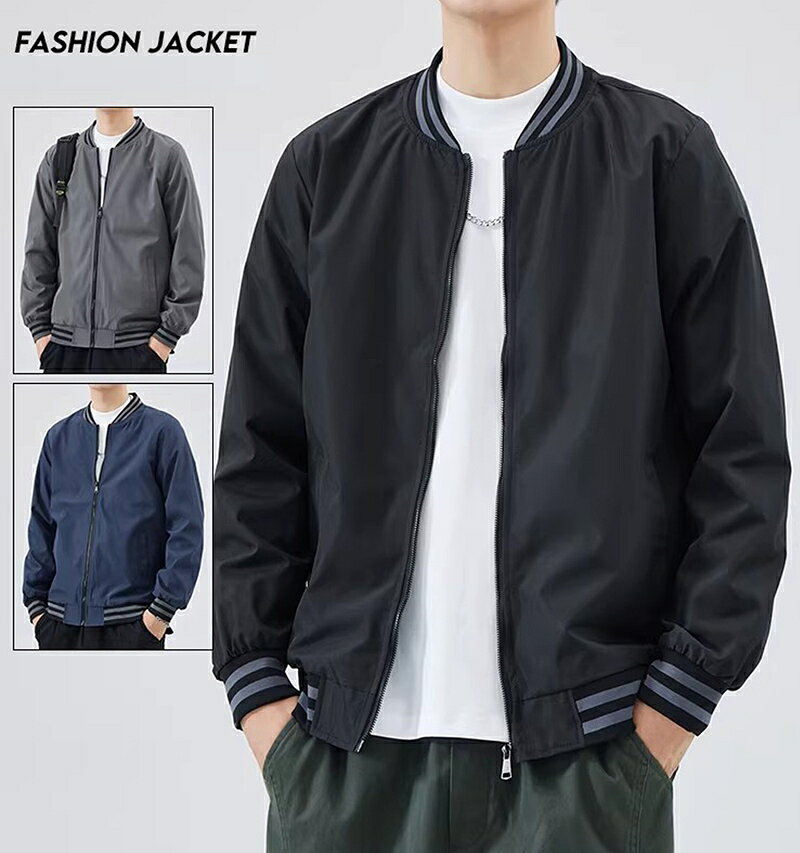 Rakuten - [Kayiyasu] ウインドブレーカー メンズ ジャケット 防風 撥水 春服 アウター 大きいサイズ M-4XL ジャンパー 軽量 無地 カジュアル 通勤 アウトドア ブルゾン 秋 おしゃれ