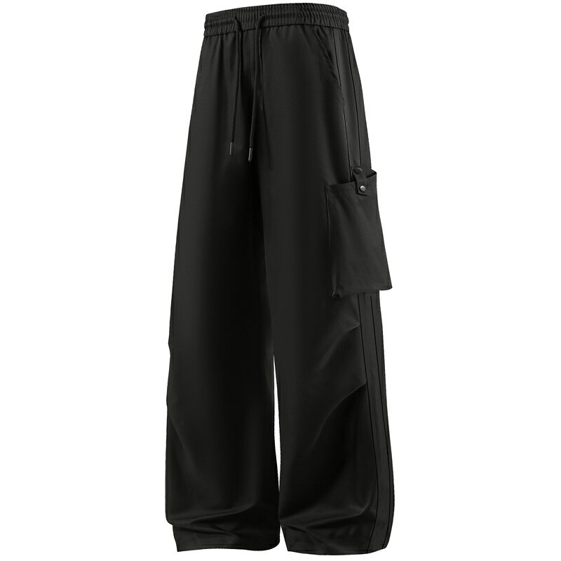 Rakuten - [Kayiyasu] カーゴパンツ メンズ ワイドパンツ 春服 ズボン大きいサイズ ストレート サルエル M~3XL 無地 調整紐 ゆったり ボトムス カジュアル おしゃれ かっこいい アウトドア 通勤通学 快適 夏 秋 冬