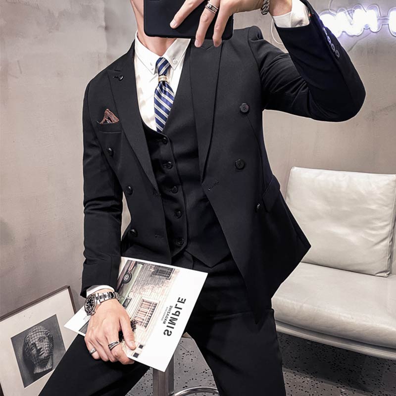メンズ スーツ 細身 簡潔 紳士服 礼服 スリーピース パンツスーツ グリーン メンズタキシード ホワイト フォーマルスーツ 男性 ビジネススーツ 結婚式 二次会 ブラック リクルートスーツ オフィススーツ ブルー お呼ばれ 発表会 イベント 就職 入社式 送料無料 M~3XL