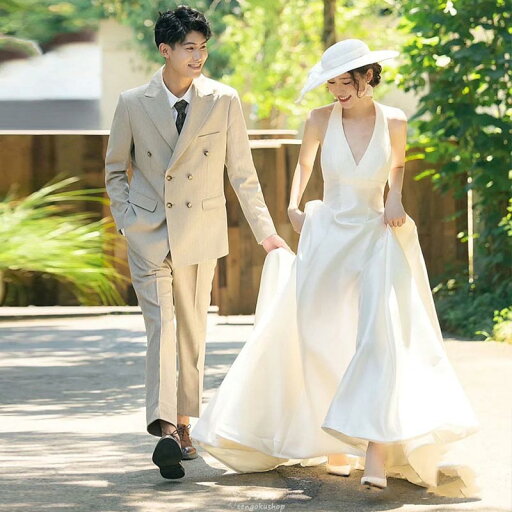 ウェディングドレス ロングドレス 前撮り ホワイトドレス Vネック サテン シンプル イブイングドレス ファスナー 結婚式 お花嫁ドレス 白 パーティードレス 海外挙式 旅行 撮影 披露宴 二次会 オフショルダー 肩出し ノースリーブ コンサート 送料無料 S M L LL 3L 4L ウェディングドレス ロングドレス 前撮り ホワイトドレス Vネック サテン シンプル イブイングドレス ファスナー 結婚式 お花嫁ドレス 白 パーティードレス 海外挙式 旅行 撮影 披露宴 二次会 オフショルダー 肩出し ノースリーブ コンサート 送料無料 S M L LL 3L 4L