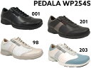 アシックス ウォーキング シューズ ペダラ WP254S 2E ASICS WALKING PEDALA ファスナー 天然皮革