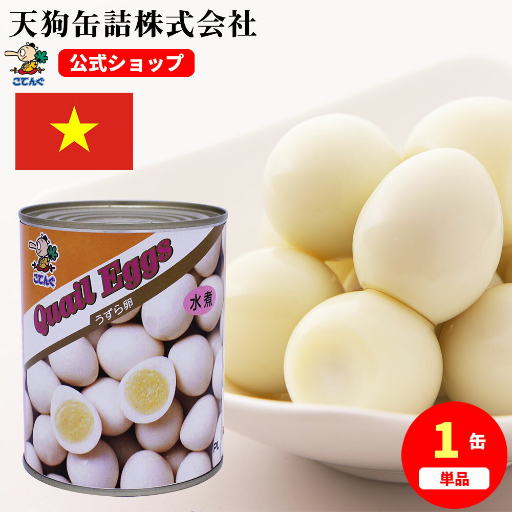 うずらの卵水煮 缶詰 ベトナム産 2号缶 1缶約...の商品画像
