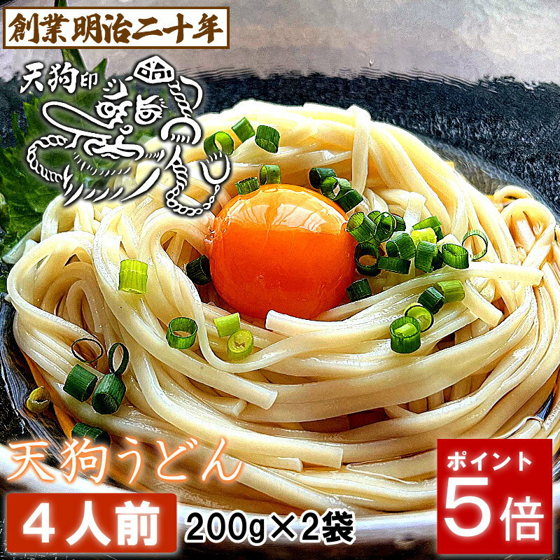 【愛されて130余年】送料無料 うどん 天狗うどん お試し 4人前セット 2袋 保存食 備蓄 非常食 お土産 鍋焼き ひっぱりうどん 釜揚げうどん 国内製造 ギフト プレゼント 贈答 山形 天童 山本製麺 お祝い 内祝い 誕生日 乾麺 お取り寄せ(4)
