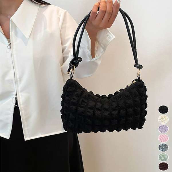 樂天商城 - 小さめ 送料無料 ワッフル風かばん 韓国 キルティング カジュアルバッグ ミニトートバッグ 軽量バッグ 手提げ鞄 可愛い おしゃれ