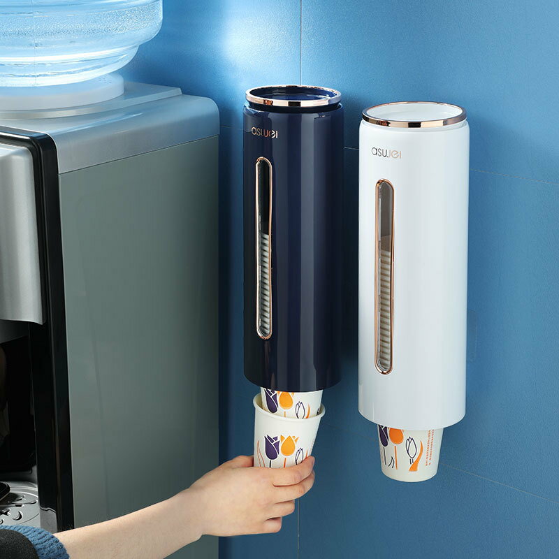 Paper Cups - カップディスペンサー 使い捨てコップ用ホルダー 紙コップホルダー カップスタンド 収納 壁面取り付け 紙カップディスペンサー 紙コップ収納 投入口を広くする 紙コップの取り付けと便利 組み立てが簡単