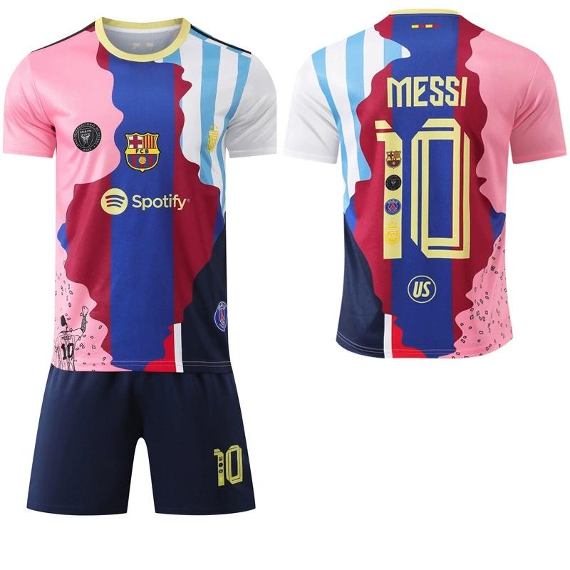 サッカーユニフォーム 10番デザイン 3点セット キッズ用 大人用 半袖Tシャツ 上下セット トレーニン スポーツウェア ソックス付き
