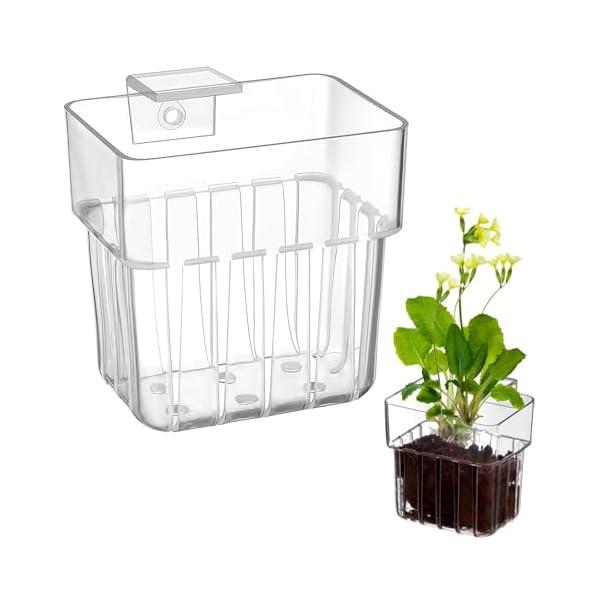 【送料無料】2個 水槽プラントホルダー アクアポニックス 水生植物カップ 水耕栽培 容器【耐久性PP製】水族館の植物ホルダー アクアリウムプラントホルダー 水循環促進 ノブ固定式 (3-19mmガラス対応) 吊り下げ/ひっかけ 根酸素供給 魚隠れスペース改善 植物栽培用 (フック付き 8*8*5.7cm)ブランド色オープンモデルzjiwuzhuangshi-toumiong-1pcs商品説明【商品概要】【高品質 PP 素材で長期使用に耐える耐久性?】：この植物ホルダーは高品質 PP 素材を採用，耐圧性に優れ、長期間水に浸けても形が崩れたり破裂したりしにくい構造です。淡水はもちろん海水水槽にも対応，水槽の装飾として長寿命を発揮，いつも鮮やかな水草風景を楽しめます。2 個セットなので、複数の水草を配置するのにも便利です。?【水循環と根の健康を両立させる設計?】：水草の育ちをサポートする機能満載！彫刻デザインと透明素材が相まって、水槽内の水循環を促進し、光合成を効率よく行わせます。根元への酸素供給を十分に行い，水草の健康な根の成長をサポート，しっかりとした生育を助けます。魚にとっても快適な水環境を作り出し，生き物たちの活力を高めます。?【ノブ固定式で簡単設置と調整が可能?】：初心者でも扱いやすい使い勝手！ノブ固定式の設計は、3-19mm のガラスにしっかり固定できます。スライド式の取り付けで、設置や位置調整がワンタッチで簡単に行え，水草の成長に合わせて位置を変えるのも容易です。手間をかけずに、理想的な水草配置を楽しむことができます。?【水草栽培をサポートし魚の隠れ家にも?】：水草育成と魚の環境を向上させる多機能！水草の栽培をしっかりサポートするだけでなく，水草が生い茂ることで魚に安心な隠れ家を提供します。魚のストレスを軽減し，自然な生態系を作り出します。付属のフックを使って，様々な位置に設置可能，水草の配置の自由度が高まります。?【水槽の美を引き立てる】：8×8×5.7cmのコンパクトサイズで、水槽環境に溶け込みながら全体の美観を損ないません。水草カップと組み合わせれば、手軽に水草栽培を始められ、水槽の楽しみが広がります。?【ご注意事項】：撮影時の光線の誤差により、実際の商品と写真に多少の差異が生じる場合がございます。本品は完全透明ではありませんので、ご注文前に商品説明内の実物画像をご確認の上お買い求めください。万一商品に不具合が生じた場合、30日以内にアフターサービスをご提供いたします。【商品説明】水族館の植物ホルダー 高品質PP素材製の透明水槽植木鉢で、水槽プラントホルダーとして耐久性と機能性を両立。8*8*5.7cmのコンパクト設計が3-19mmガラス水槽に最適で、ノブ固定式のスライド取り付けで簡単設置可能。 水循環促進＆根酸素供給 底部の彫刻デザインが水流を促進し、水生植物カップ内の根酸素供給を実現。透明素材が光合成促進をサポートし、水仙?蓮栽培から水草育成まで幅広く対応します。 魚隠れスペース改善 視界クリアなデザインで水槽の美観を保ちつつ、水生植物カップが自然な隠れ家を形成。淡水?海水水槽兼用で、水質硝酸塩低減効果のある環境づくりを支援します。 設置の3ステップ 1. ガラス厚に合わせてノブ調整 2. スライド式レールにホルダー設置 3. 植物を配置して水流チェック【商品詳細】商品種別：水槽用人工水草商品名：【送料無料】2個 水槽プラントホルダー アクアポニックス 水生植物カップ 水耕栽培 容器【耐久性PP製】水族館の植物ホルダー アクアリウムプラントホルダー 水循環促進 ノブ固定式 (3-19mmガラス対応) 吊り下げ/ひっかけ 根酸素供給 魚隠れスペース改善 植物栽培用 (フック付き 8*8*5.7cm)製造元：商品内容：標準色：オープン【当店からの連絡】お客様にご満足いただけるよう、最後まで誠意を持って気持ちの良いお取引を心がけております。【送料無料】2個 水槽プラントホルダー アクアポニックス 水生植物カップ 水耕栽培 容器【耐久性PP製】水族館の植物ホルダー アクアリウムプラントホルダー 水循環促進 ノブ固定式 (3-19mmガラス対応) 吊り下げ/ひっかけ 根酸素供給 魚隠れスペース改善 植物栽培用 (フック付き 8*8*5.7cm)ブランド色オープンモデルzjiwuzhuangshi-toumiong-1pcs商品説明【商品概要】【高品質 PP 素材で長期使用に耐える耐久性?】：この植物ホルダーは高品質 PP 素材を採用，耐圧性に優れ、長期間水に浸けても形が崩れたり破裂したりしにくい構造です。淡水はもちろん海水水槽にも対応，水槽の装飾として長寿命を発揮，いつも鮮やかな水草風景を楽しめます。2 個セットなので、複数の水草を配置するのにも便利です。?【水循環と根の健康を両立させる設計?】：水草の育ちをサポートする機能満載！彫刻デザインと透明素材が相まって、水槽内の水循環を促進し、光合成を効率よく行わせます。根元への酸素供給を十分に行い，水草の健康な根の成長をサポート，しっかりとした生育を助けます。魚にとっても快適な水環境を作り出し，生き物たちの活力を高めます。?【ノブ固定式で簡単設置と調整が可能?】：初心者でも扱いやすい使い勝手！ノブ固定式の設計は、3-19mm のガラスにしっかり固定できます。スライド式の取り付けで、設置や位置調整がワンタッチで簡単に行え，水草の成長に合わせて位置を変えるのも容易です。手間をかけずに、理想的な水草配置を楽しむことができます。?【水草栽培をサポートし魚の隠れ家にも?】：水草育成と魚の環境を向上させる多機能！水草の栽培をしっかりサポートするだけでなく，水草が生い茂ることで魚に安心な隠れ家を提供します。魚のストレスを軽減し，自然な生態系を作り出します。付属のフックを使って，様々な位置に設置可能，水草の配置の自由度が高まります。?【水槽の美を引き立てる】：8×8×5.7cmのコンパクトサイズで、水槽環境に溶け込みながら全体の美観を損ないません。水草カップと組み合わせれば、手軽に水草栽培を始められ、水槽の楽しみが広がります。?【ご注意事項】：撮影時の光線の誤差により、実際の商品と写真に多少の差異が生じる場合がございます。本品は完全透明ではありませんので、ご注文前に商品説明内の実物画像をご確認の上お買い求めください。万一商品に不具合が生じた場合、30日以内にアフターサービスをご提供いたします。【商品説明】水族館の植物ホルダー 高品質PP素材製の透明水槽植木鉢で、水槽プラントホルダーとして耐久性と機能性を両立。8*8*5.7cmのコンパクト設計が3-19mmガラス水槽に最適で、ノブ固定式のスライド取り付けで簡単設置可能。 水循環促進＆根酸素供給 底部の彫刻デザインが水流を促進し、水生植物カップ内の根酸素供給を実現。透明素材が光合成促進をサポートし、水仙?蓮栽培から水草育成まで幅広く対応します。 魚隠れスペース改善 視界クリアなデザインで水槽の美観を保ちつつ、水生植物カップが自然な隠れ家を形成。淡水?海水水槽兼用で、水質硝酸塩低減効果のある環境づくりを支援します。 設置の3ステップ 1. ガラス厚に合わせてノブ調整 2. スライド式レールにホルダー設置 3. 植物を配置して水流チェック【商品詳細】商品種別：水槽用人工水草商品名：【送料無料】2個 水槽プラントホルダー アクアポニックス 水生植物カップ 水耕栽培 容器【耐久性PP製】水族館の植物ホルダー アクアリウムプラントホルダー 水循環促進 ノブ固定式 (3-19mmガラス対応) 吊り下げ/ひっかけ 根酸素供給 魚隠れスペース改善 植物栽培用 (フック付き 8*8*5.7cm)製造元：商品内容：標準色：オープン【当店からの連絡】お客様にご満足いただけるよう、最後まで誠意を持って気持ちの良いお取引を心がけております。