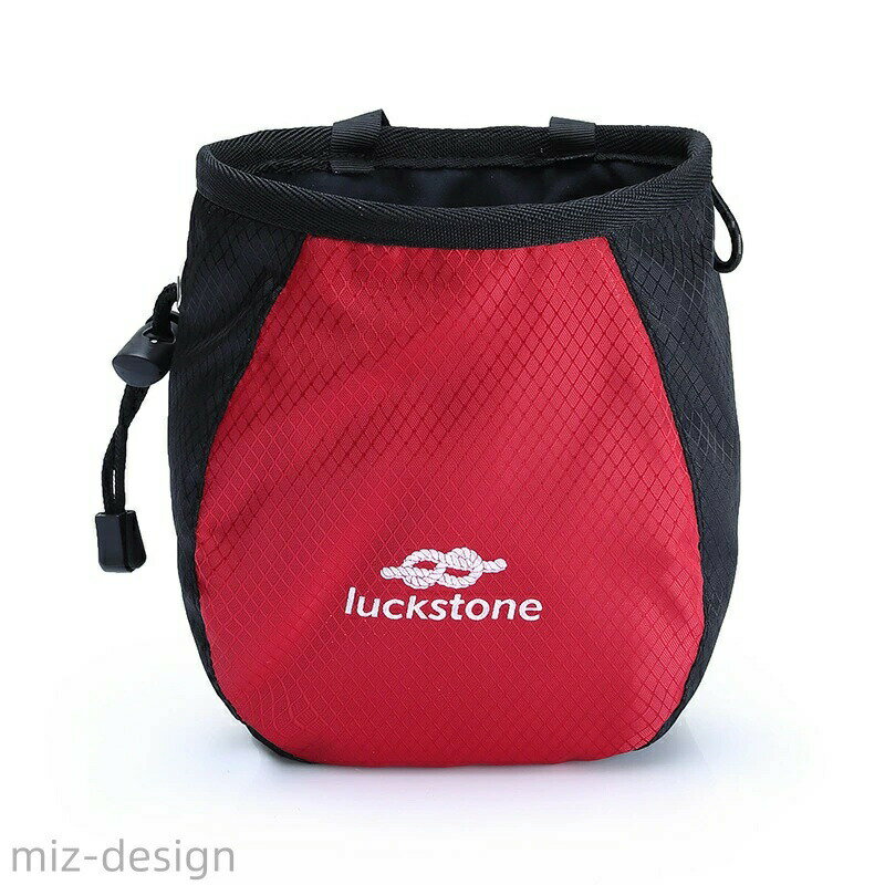 マグネシウムパウダーバッグ クライミング グブラック アウトドア 収納ウエストベルトポーチ ロッククライミング フィットネス