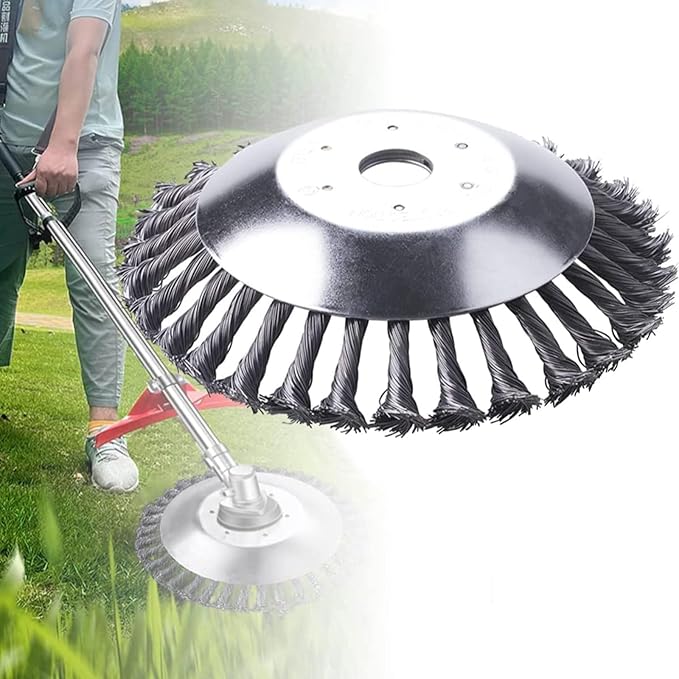 雑草 芝刈機 200mm 刈払機用 芝刈機 鋼線材 草刈用 除草 草刈機用 芝刈機部品