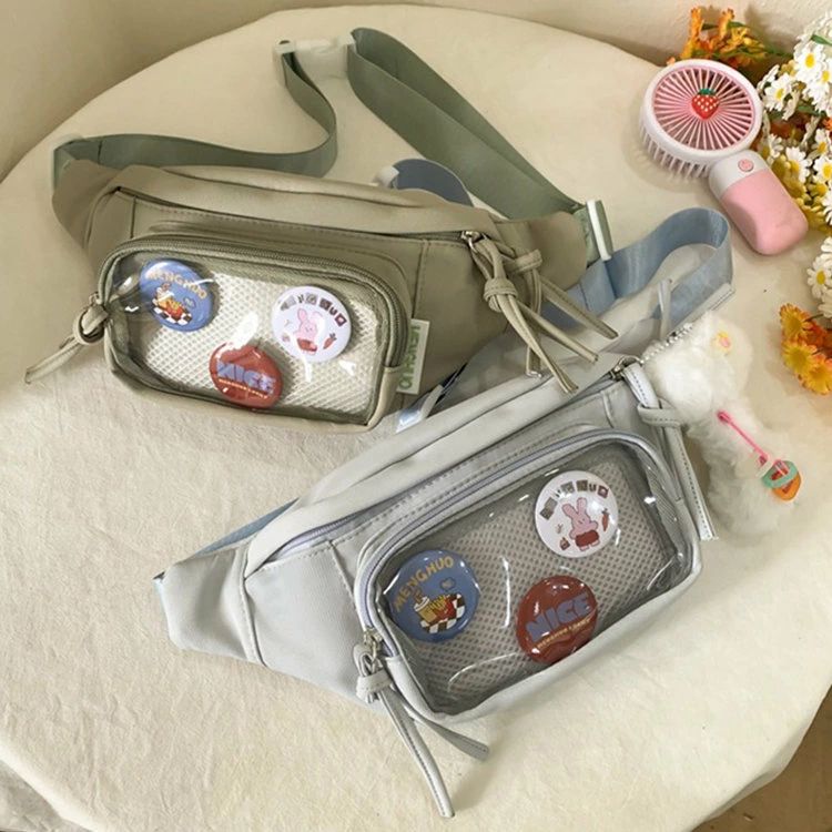 樂天商城 - 痛バッグ 痛バ ボディバッグ ウエストバッグ ミニ ミニバッグ 缶バッチ 推し 推し活 推しバッグ クリアバッグ 小さめ レディース メンズ バッグ ビニールバッグ 透明バッグ かわいい 可愛い 小さい おしゃれ ヲタ オタク オタクバッグ オタク活 ポーチ 痛ショルダー 黒 白