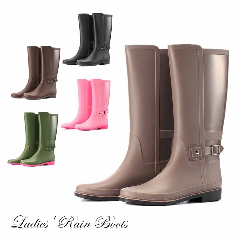 防水 雨の日 レインシューズ 長靴 ロングブ 梅雨 撥水 ながぐつ 雨靴 雨 ロング丈 防寒 ラバーブーツ レディース レインブーツ