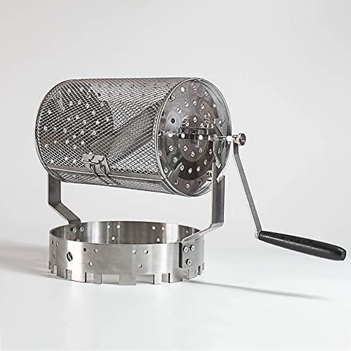 豆焙煎機 豆のベーキングメーカー エスプレッソ焙煎機 ステンレス鋼製コーヒーロー...