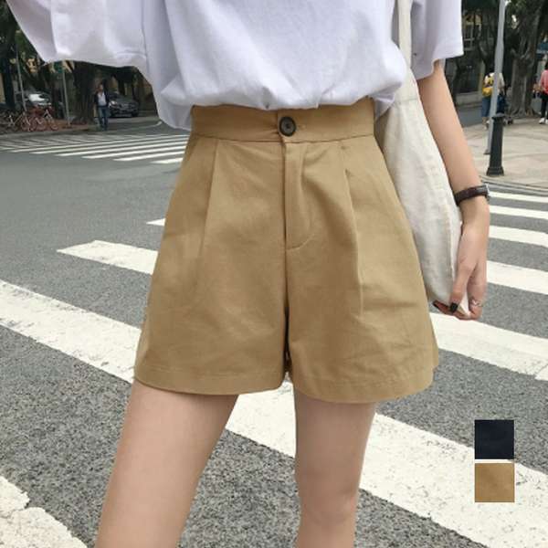 樂天商城 - 20代30代40代 短パン 送料無料 ショーパン ミニ 韓国ファッション ベーシック着やせパンツ Aライン ホットパンツ 無地 美脚脚長