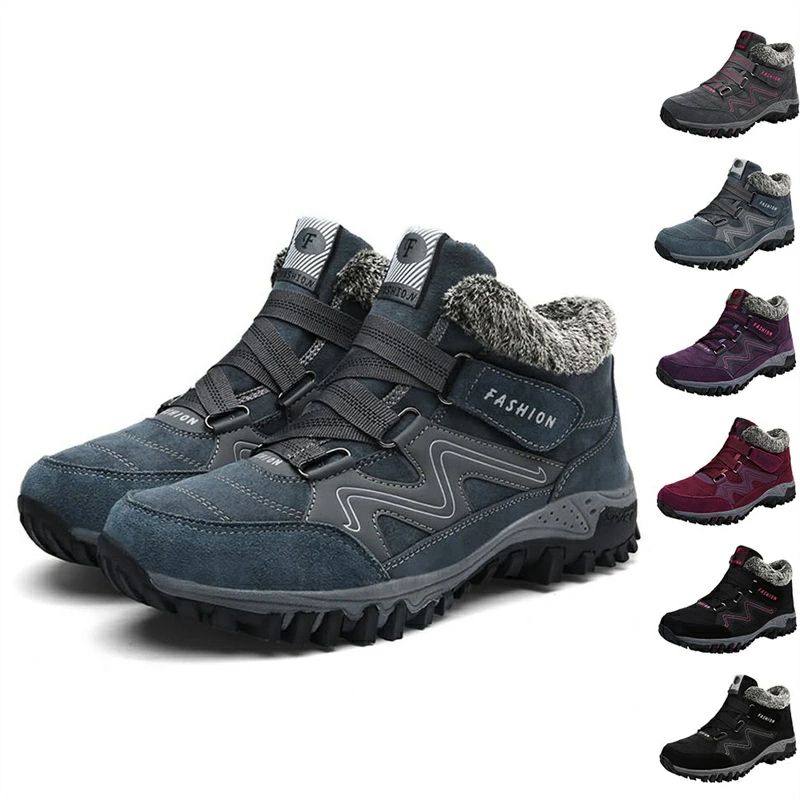 レディース 雪靴 保暖 スノト カジュアル 冬用 あったか 裏起毛 スノーブーツ ボアブーツ スノーシューズ 登山 メンズ ブラック