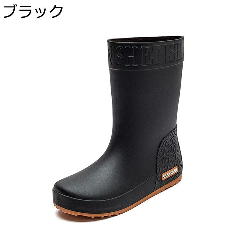 晴雨兼 スノーブーツ 耐油 防水 軽量 速乾 滑り止め スリップオン 歩きやすい レディース ミドル丈 作..