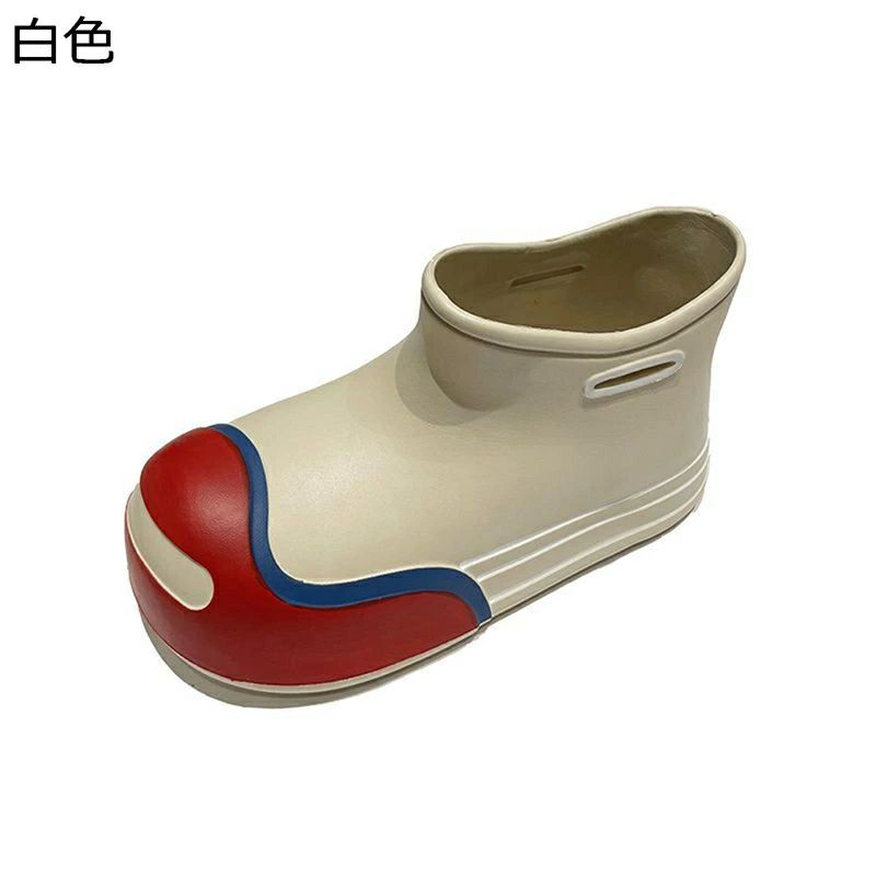 晴れ兼用 かわいい レインシューズ 滑り止め クッション フラット スリッポン ショート丈 レディース ..