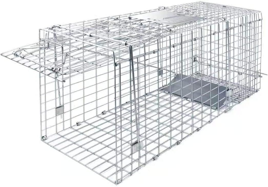 アニマルトラップ 折り 小動物 動物用捕獲器 迷子猫 迷子猫 農業作物保護 野良猫 簡単組立 害獣駆除 保..