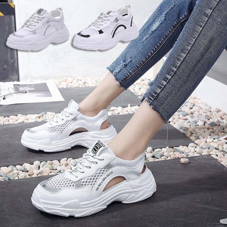 リゾート スポサン 夏サンダル スニーカー ブラックホワイト レディース 走れる 履きやすい おしゃれ ..