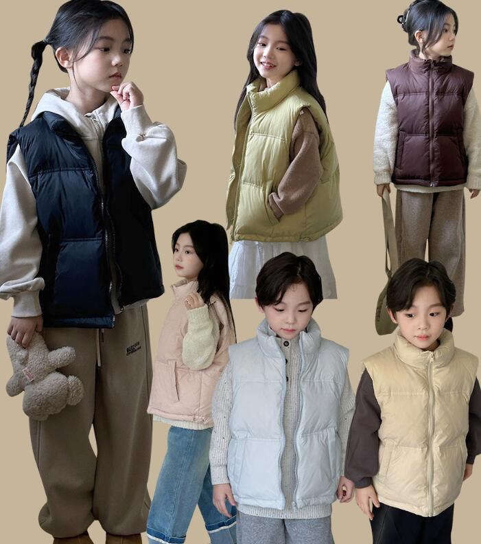 ダウンコート 子供ダウンベスト 子供服 女の子 男の子 ダウンジャケット 通学 キッズダウンベスト キッズ服 ベスト インナーダウン 防寒 秋冬 ジュニア アウター 冬 通園 ダウンベスト ダウン80%-90% アウトドア キッズジャケット 100 110 120 130 140 150 160cm お出かけ(4.0)