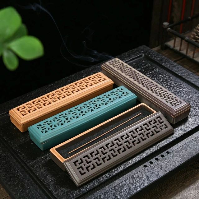 樂天商城 - お香置き 線香台 おしゃれな 香皿 横置き 香炉 線香皿 インセンスホルダー 線香立て