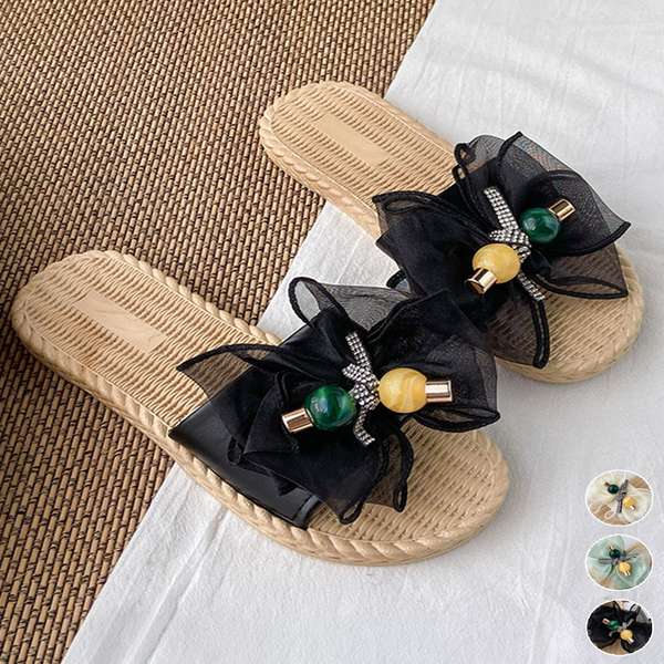 Women'S Shoes - 疲れない お洒落 リゾート フラットソール コンフォートサンダル 夏靴 韓国ファッション 送料無料 歩きやすい ルームシューズ サ