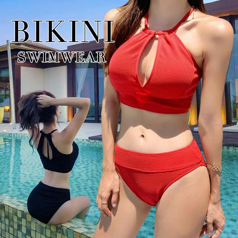 水着 セパレート ア オトナ女子 ショーツ セクシー ハイウエスト レディース 可愛い バックシャン 水着 体型カバー お洒落 無地