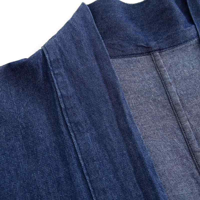 .メンズ レディース 用 の 羽織 着物 はっぴ は コットン デニム 素材 の 無地 デザイン で 春秋 に 最適 な フォーマルウェア です。振袖 に も 合う 羽織り ジャケット として カーディガン 感覚 で 使え、和装 と 洋装 の 両方 に マッチ します。。 指定された配送時間は承っておりません。【キッチンファニチャー】.メンズ レディース 用 の 羽織 着物 はっぴ は コットン デニム 素材 の 無地 デザイン で 春秋 に 最適 な フォーマルウェア です。振袖 に も 合う 羽織り ジャケット として カーディガン 感覚 で 使え、和装 と 洋装 の 両方 に マッチ します。。 指定された配送時間は承っておりません。【キッチンファニチャー】
