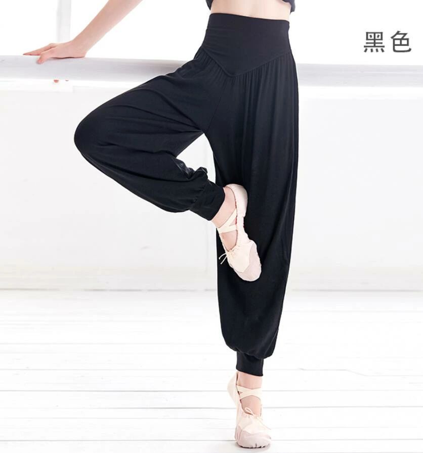 ダンスパンツ 子供 バレエ パンツ ゆったり サルエルパンツ ジャズ ダンス パンツ ダンスパンツ ジャズパンツ 黒 キッズ バレエ ダンス ジュニア バレエ用品 子供 子ども 新体操 ベリーダンス レッスン着 練習着 社交ダンス ステージ 発表会 2