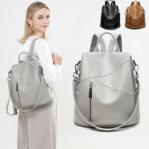 カジュ 旅行 レザー PU 軽量 ビジネスバッグ ショルダーバッグ バックパック リュックサック レディース 防犯バッグ レディース