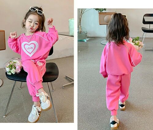 冬服 ジュニア キッズ セットアップ 女の子 カジュアルパンツ スポーツ 子供服 長袖 パーカー お出かけ 上下セット 冬 パンツ 秋