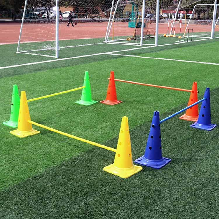 天神橋セレクトの持ち運び便利 陸上 練習 フットサル 体力 サッカー 強化 大人 セット 中学校 軽量 トレーニング ハードル 野球 バスケ フィジカル スピード 子供 ミニハードル サッカー 小学校 部活動練習 幼稚園 競技 アウトドア 家庭用 スポーツ用品 筋力｜アングル3