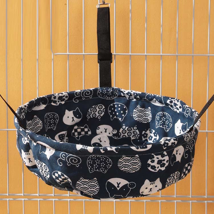 可愛い ケージ用 小動物用 ネコハンモック ハンモック ペット 吊り下げベッド 猫用...
