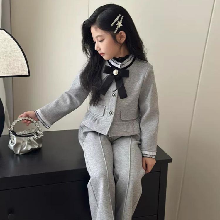 長袖ジャケット スーツ ジャケット 子供スーツ 小学生 パンツスーツ 七五三 上下セット 入学 女の子 中学生 卒業式 大きいサイズ