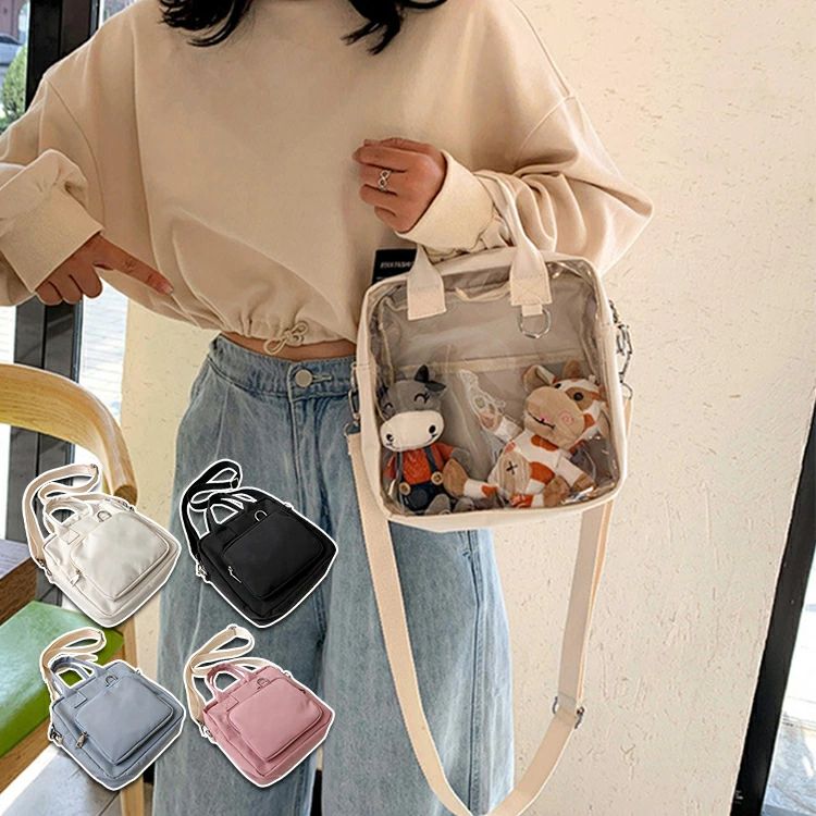 Rakuten - バッグ 小さめ 痛バッグ 痛バ 痛ショルダー 可愛 ミニ 痛 ミニバッグ バ ぬいぐるみ レディース 推し活 ショルダーバッグ クリア