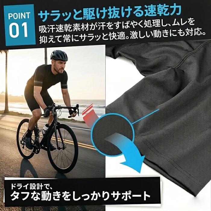 メンズ メンズ コンプレッションウェア スパッツ スポーツインナー ショート 【2枚...