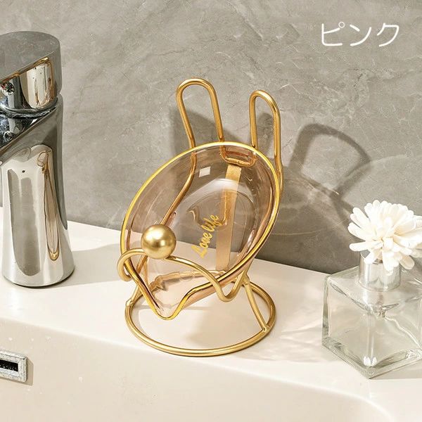 天神橋セレクトの水が流れる せっけんケース 石けんケース 石鹸トレー ソープトレー 石けん置き 石けん皿 石鹸置き 水切り 石鹸ケース 石鹸ホルダー バスグッズ 洗面所 キッチン スポンジトレー おしゃれ ウサギの形 新生活 引っ越し祝い 石鹸置き 浴室｜アングル3