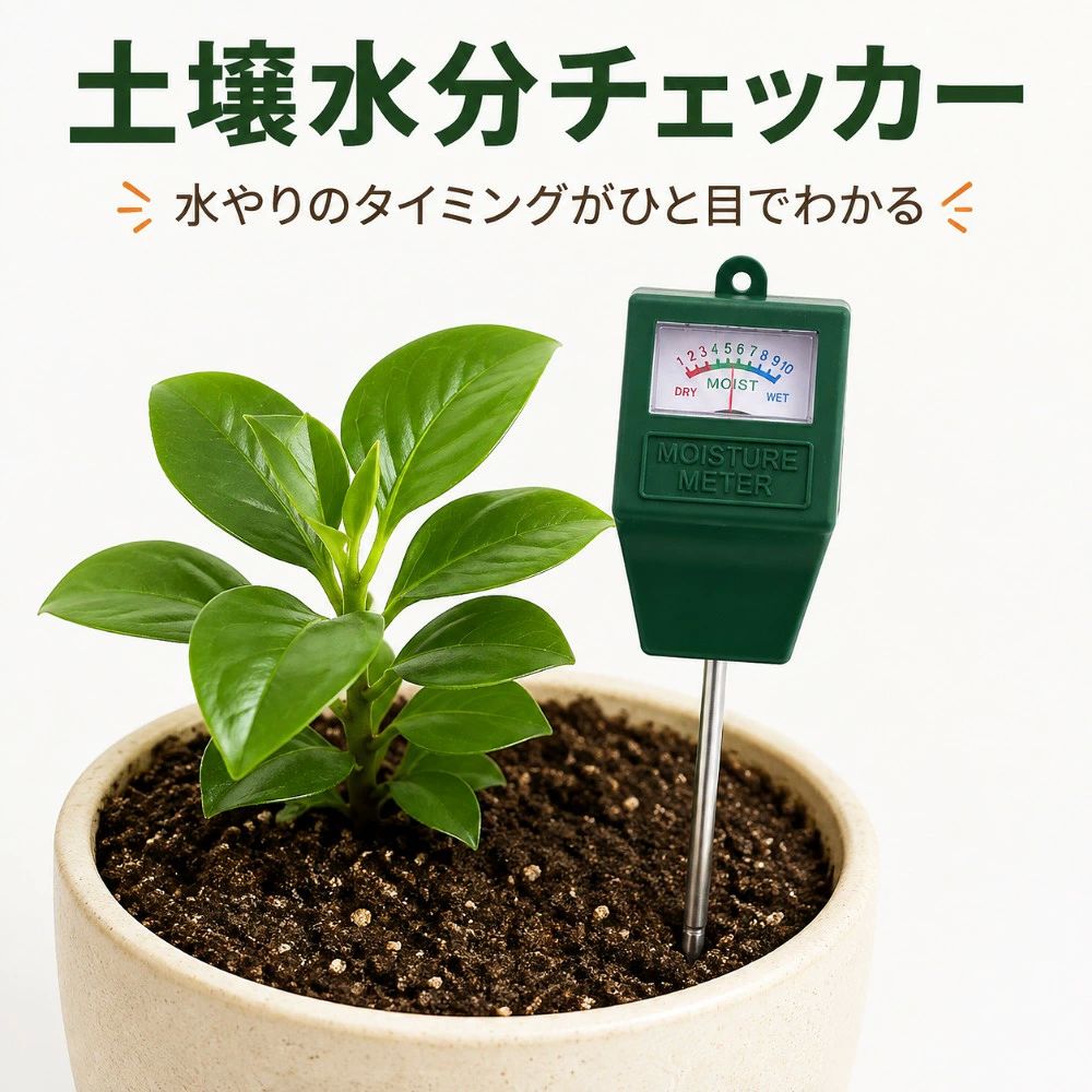 土壌 測定器 水分 土づくり 水やりチェッカー 電池不要 差し込み式 水分測定 観葉植物 畑 ベランダ 鉢植え ガーデニング 庭 水分量計 人気 おすすめ 植物 子ども 朝顔 トマト 多肉 野菜 水やり 楽しい シンプル 家庭菜園