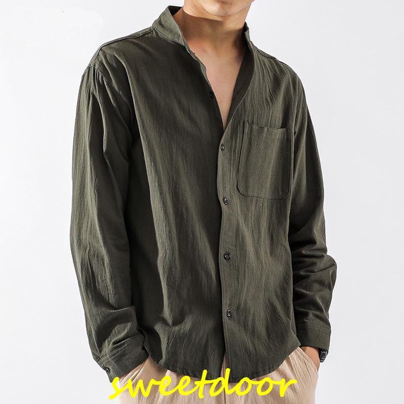 シャツコート 開襟シャツ アウター ボタンダウンシャツ メンズ シャツ 長袖 シャツ ビジネス カジュアル 羽織り