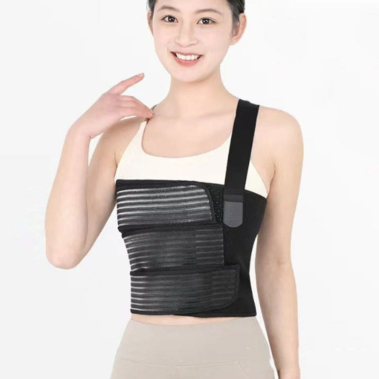 胸部コルセット 胸部 サポーター 肋骨サポーター バストバンド 胸 胸サポーター 胸部 サポーター 男女兼 胸部ベルト 蒸れない 胸