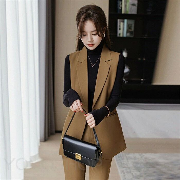 Suits For Job Interviews - スーツ パンツスーツ ベスト 2点セット キレイめ レディース ジレ パンツ テーパードパンツ セットアップ ビジネス セレモニー