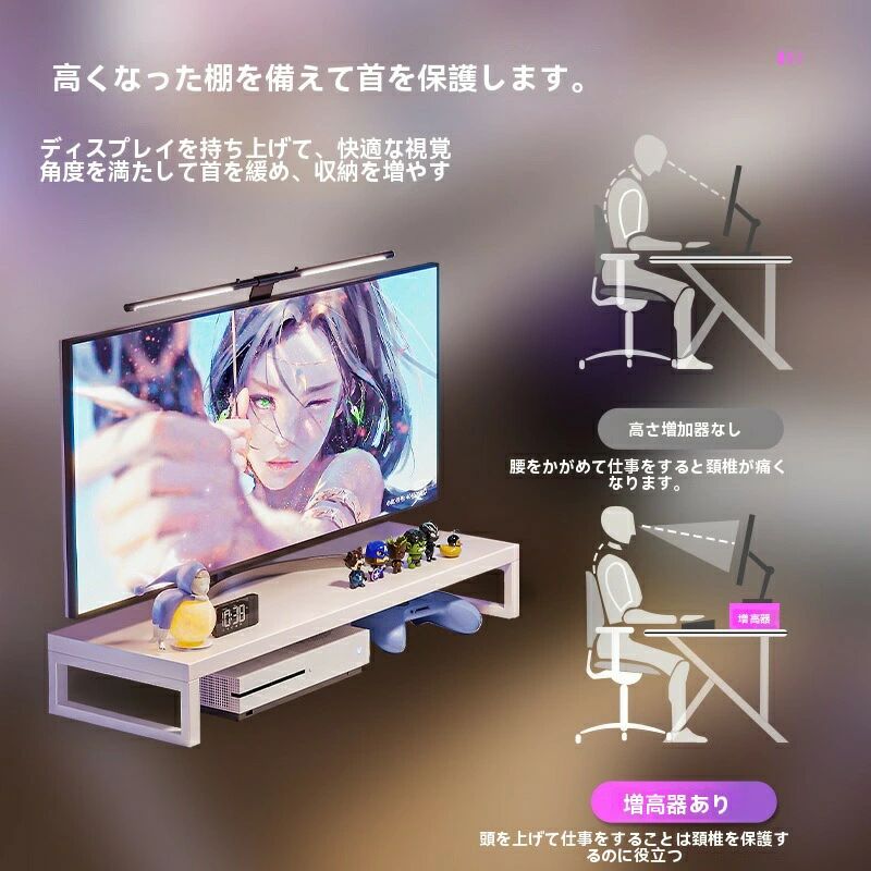 天神橋セレクトの白いパソコンデスクデスクデスク家庭用生放送eスポーツデスクシンプルデスク仕事デスク学生用学習デスクデスク｜アングル3