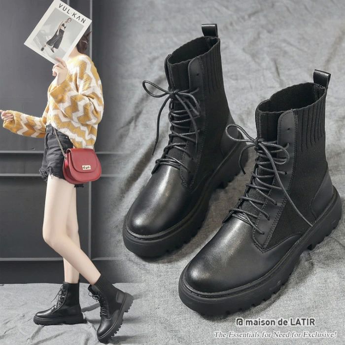 シューズ ローヒール ブーティ ミドルヒール キレイめ ブーツ ショート OL 太ヒール 服 ディース ショ..