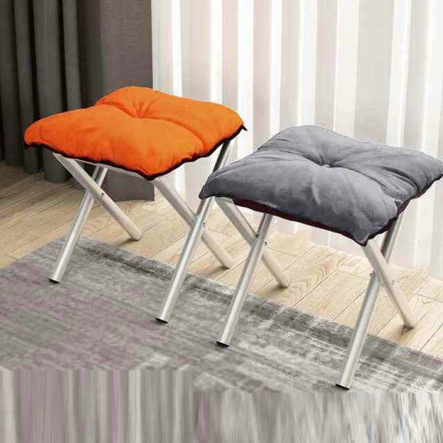 収納 椅子 ソファ クッション 足置き フットレスト 折り 腰掛け 脚置き オシャレ ...
