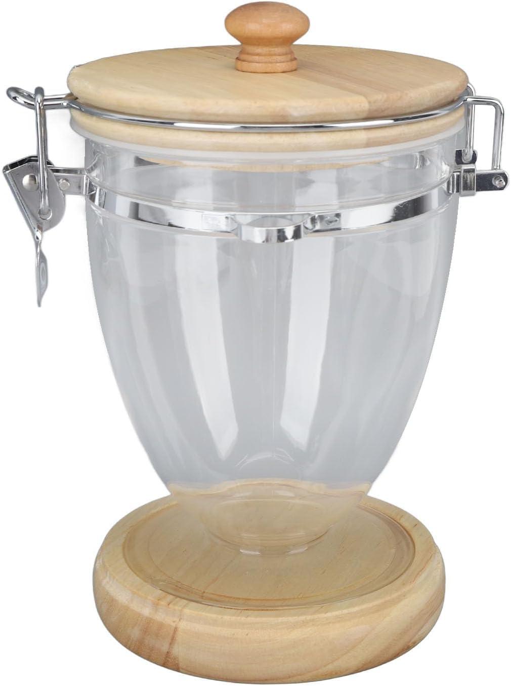 キャニスター (S) ティー シュガー コーヒー豆コンテナ クリア食品保存瓶 ナッツ ルーズリーフ コーヒ..