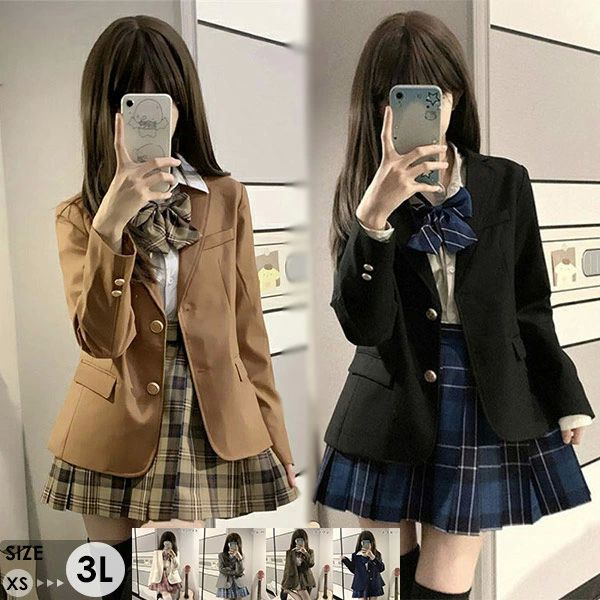 ゆったり 大きいサイズ 女児 スーツ 卒業式 フォーマル ジュニア 女の子 おしゃれ 中学生 制服 4点セット 入学式 中高生 高校生